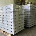 imballaggio per spedizione di casseforme in alluminio