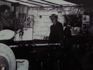 produzione carpenteria metallica: foto d'epoca